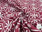 COTONNADE CHAYA CARMIN - My Little Coupon - tissu - coudre