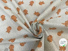 COTONNADE GROUX VERT / CAMEL 1B Y3X 150 - My Little Coupon