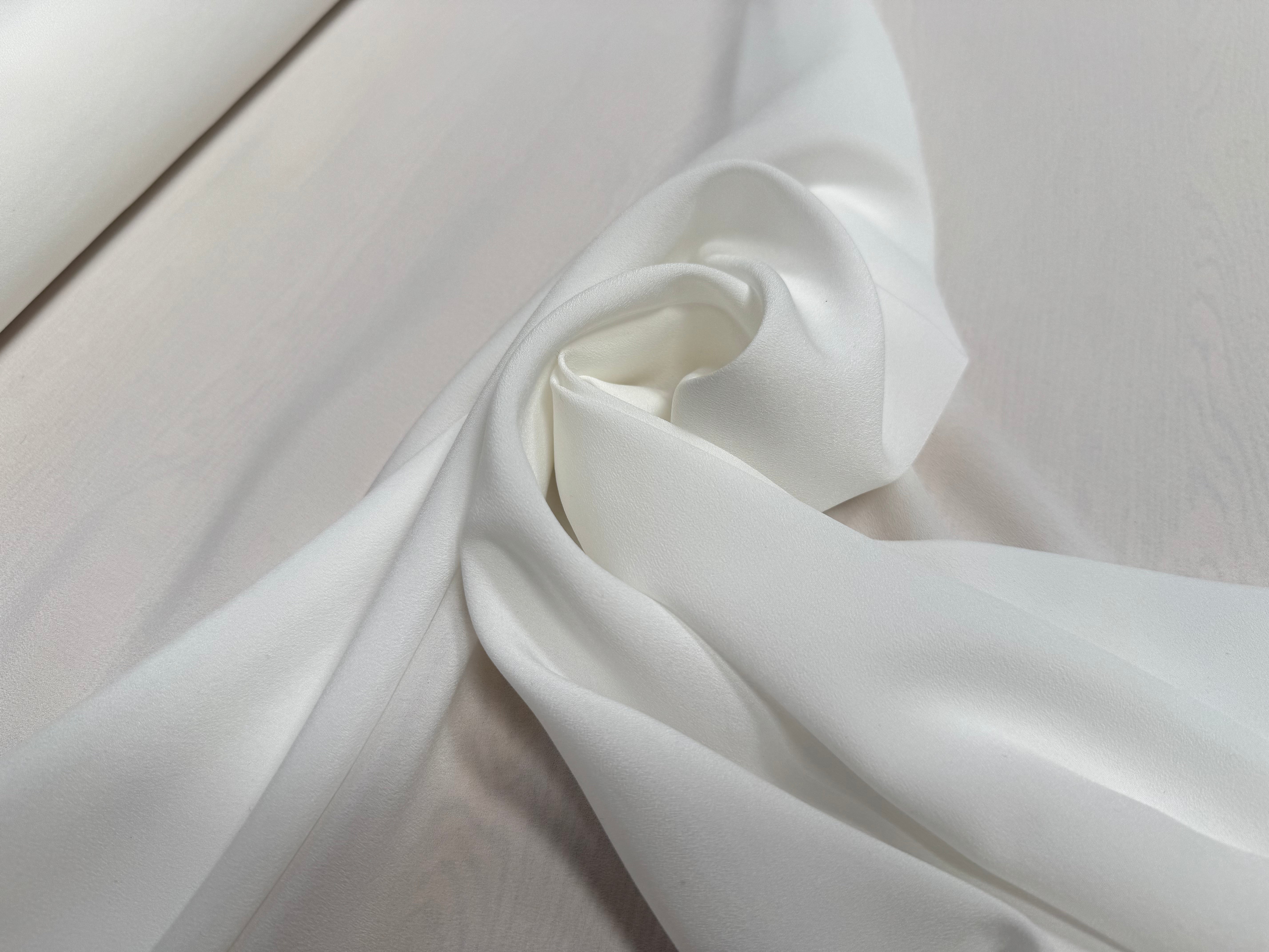 CRÊPE BLANC UNI STRETCH JAPAN - My Little Coupon