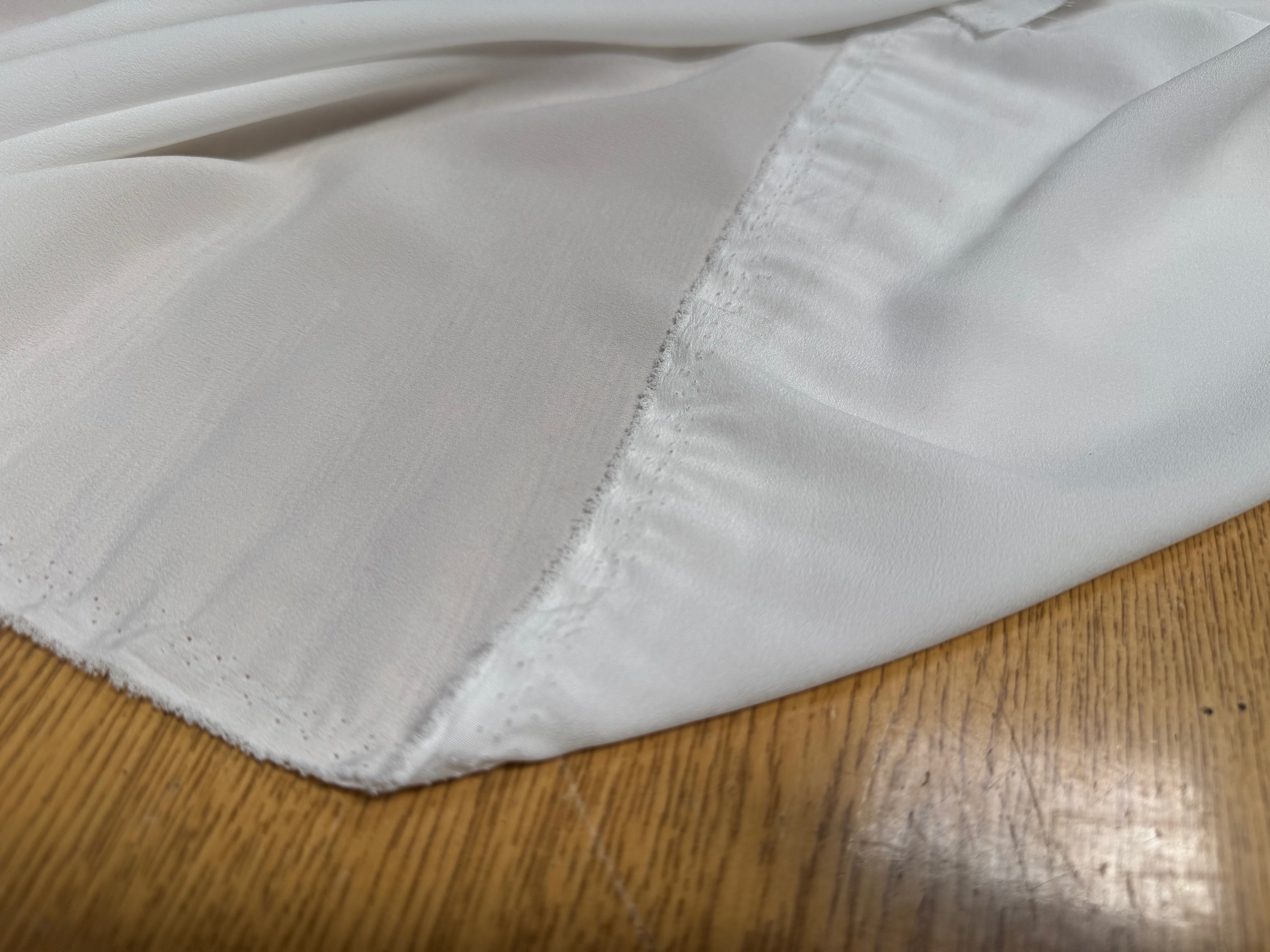 CRÊPE BLANC UNI STRETCH JAPAN - My Little Coupon