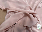 CREPE DE CHINE 100% SOIE ROSE CHAIR - My Little Coupon