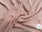 CREPE DE CHINE 100% SOIE ROSE CHAIR - My Little Coupon