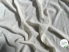CREPE DE CHINE 100%SOIE UNI BLANC CASSÉ - My Little Coupon