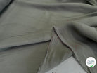 (Chute) CREPE DE SOIE GEORGETTE FLUIDE KAKI - My Little Coupon