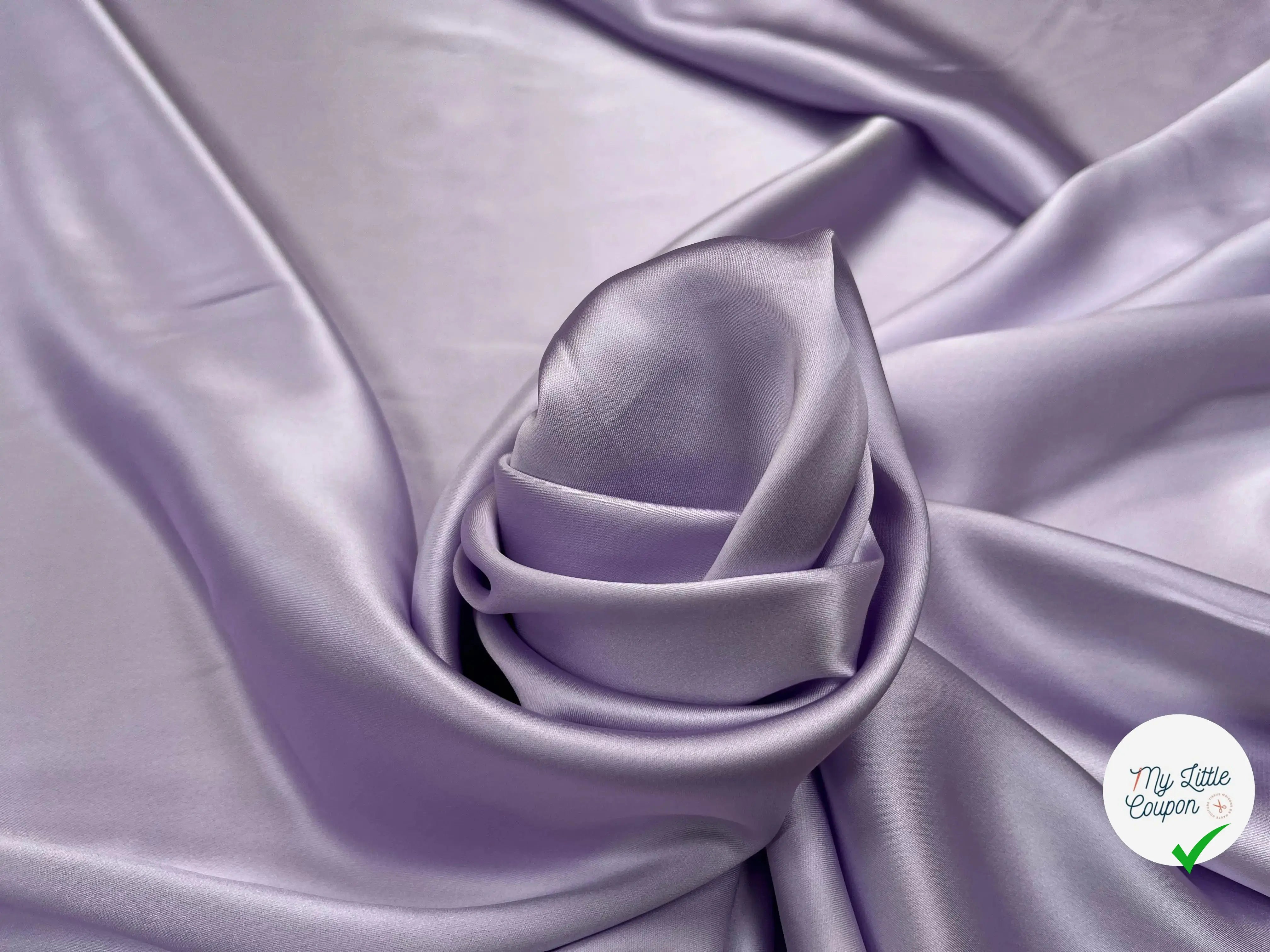 CREPE ENVERS SATIN VISCOSE SALT PINK - My Little Coupon