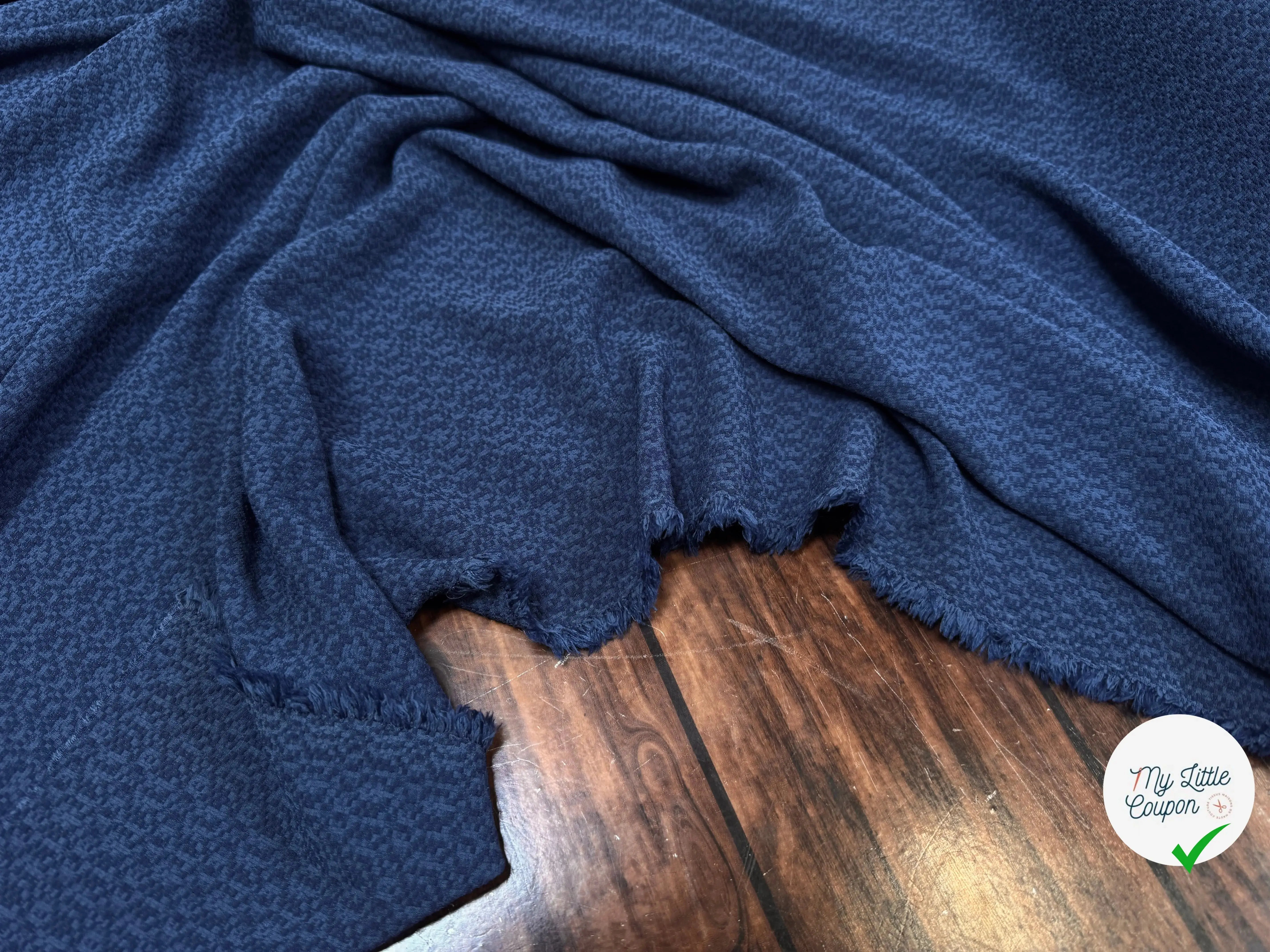 CREPE GAUFFRÉ BLEU - My Little Coupon