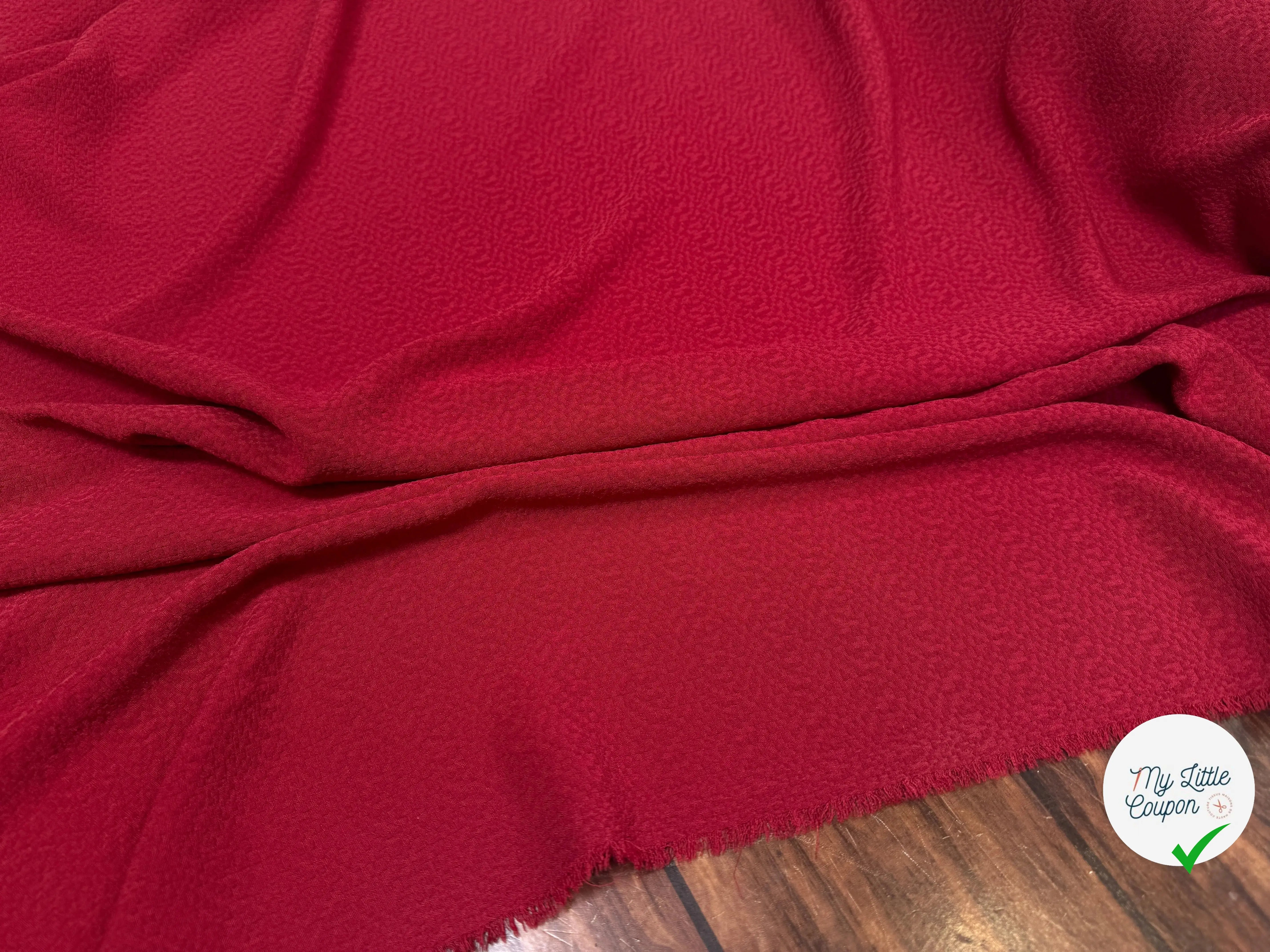 CREPE GAUFFRÉ ROUGE - My Little Coupon