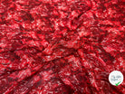 CREPE GEORGETTE DE SOIE RED SAVANA 100% SOIE - My Little Coupon