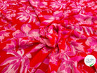 CREPE FIN ROSE MOTIF IBISCUS MLC INTERN