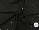 CRÊPE MAROCAIN VISCOSE IMPRIMÉ FLOCONS DE PETITS POIS - My Little Coupon - tissu - coudre