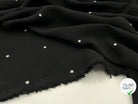 CRÊPE MAROCAIN VISCOSE IMPRIMÉ FLOCONS DE PETITS POIS - My Little Coupon - tissu - coudre