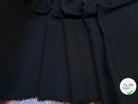 CRÊPE POLYESTER JAPONAIS NOIR - My Little Coupon