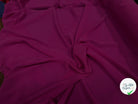 CREPE POLYESTER VIOLET ROSE - My Little Coupon