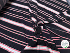 CREPE STRIPES ROUGE & BLANC FOND NOIR - My Little Coupon