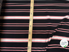CREPE STRIPES ROUGE & BLANC FOND NOIR - My Little Coupon