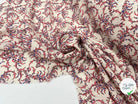 CRÊPON VISCOSE IMPRIMÉ FLORA PROVENZA ROUGE MSO