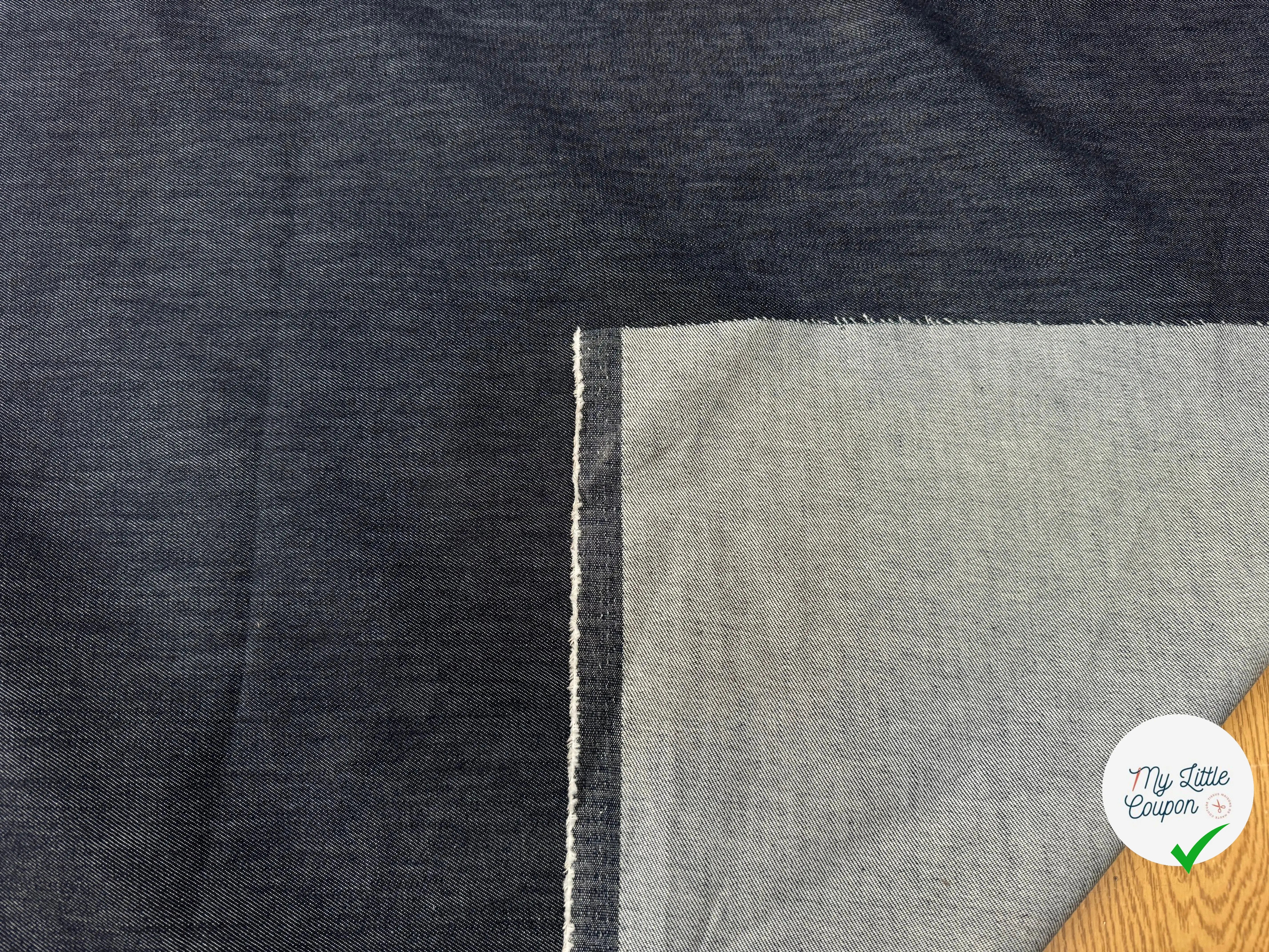DENIM BLEU BRUT UNI - My Little Coupon