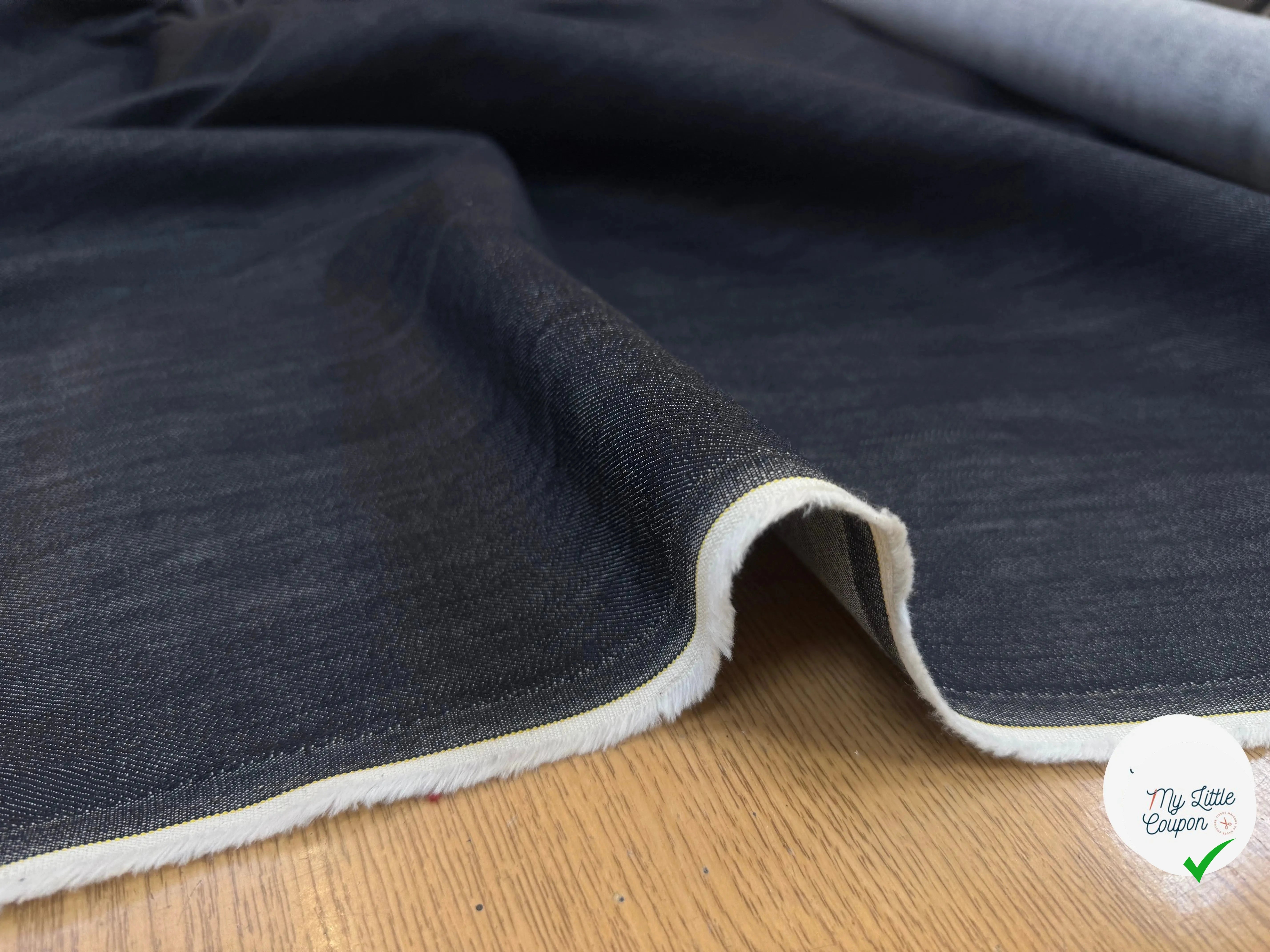 DENIM UNI PREMIER DARK COTON STRETCH - My Little Coupon