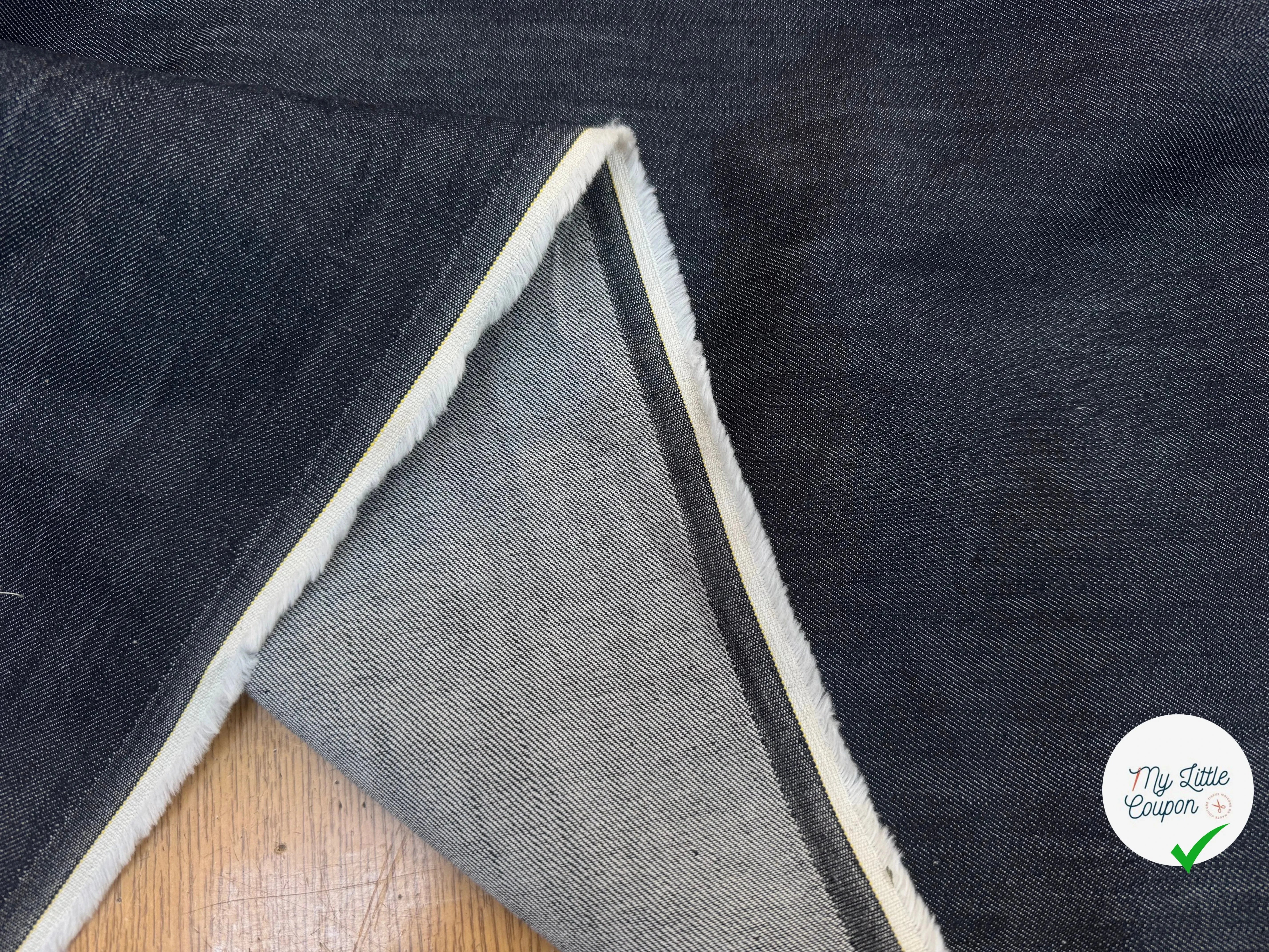 DENIM UNI PREMIER DARK COTON STRETCH - My Little Coupon