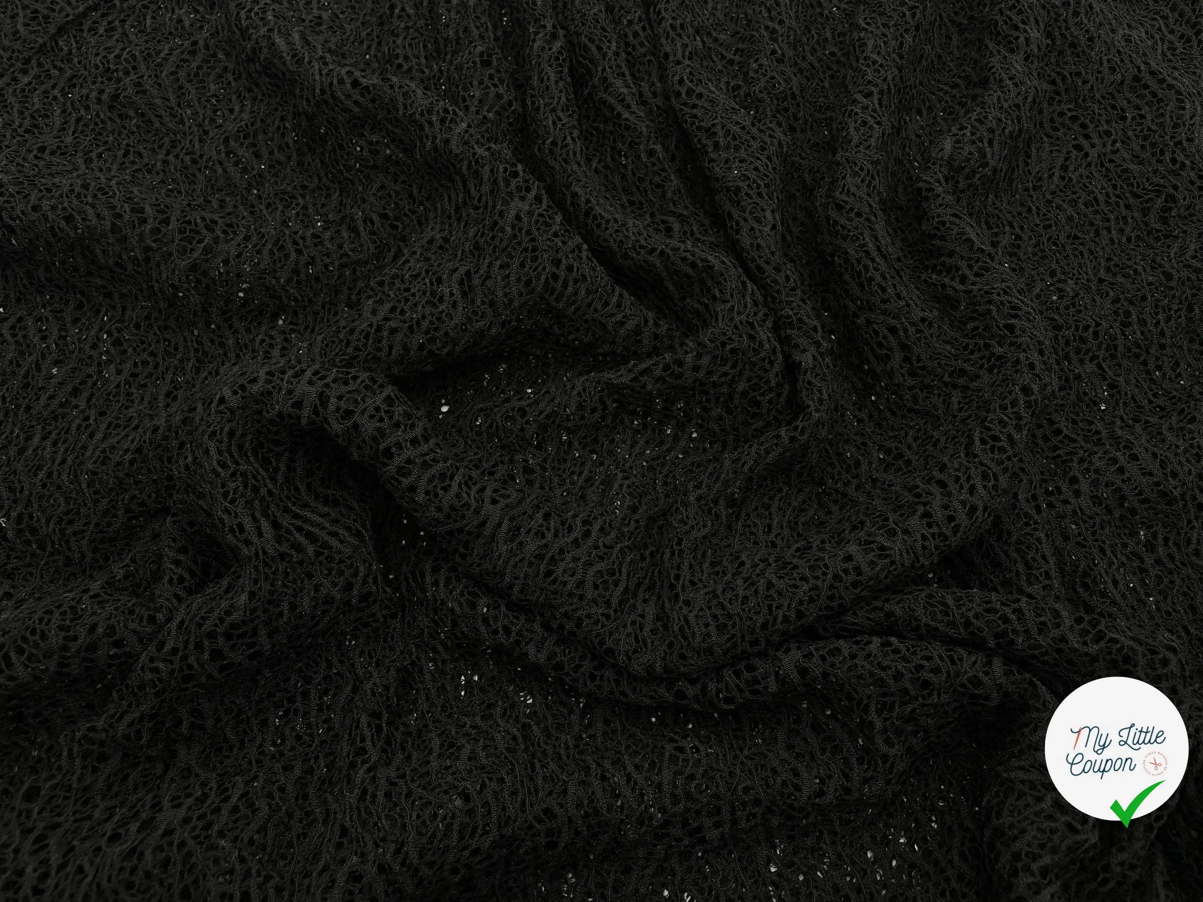 DENTELLE CHARMILLES NOIRES - My Little Coupon - tissu - coudre