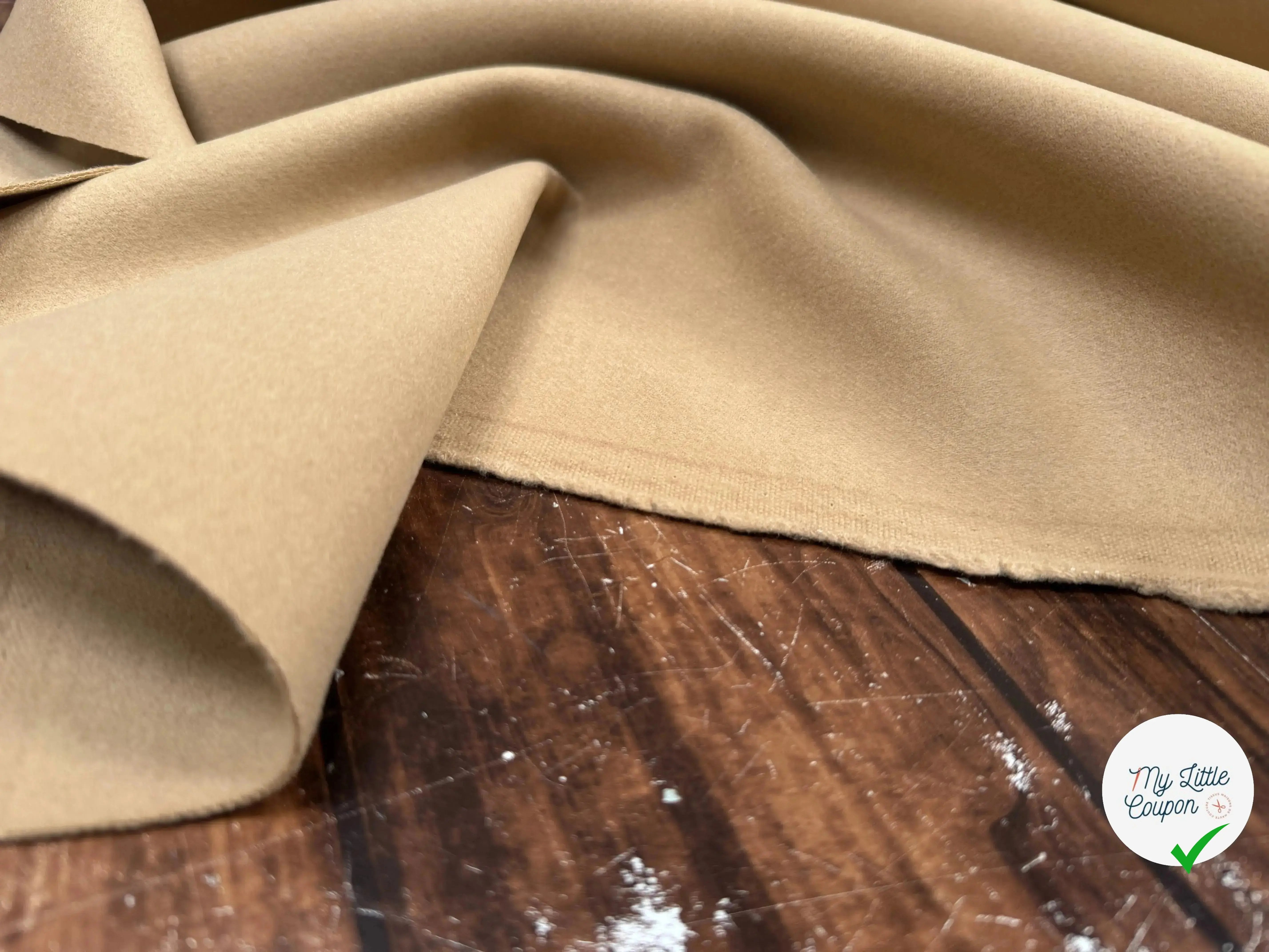 DOUBLE FACE CASHMERE BLEND, Pearl Beige - My Little Coupon