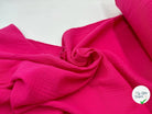 DOUBLE GAZE DE COTON ROSE FUSCHIA - My Little Coupon - tissu - coudre