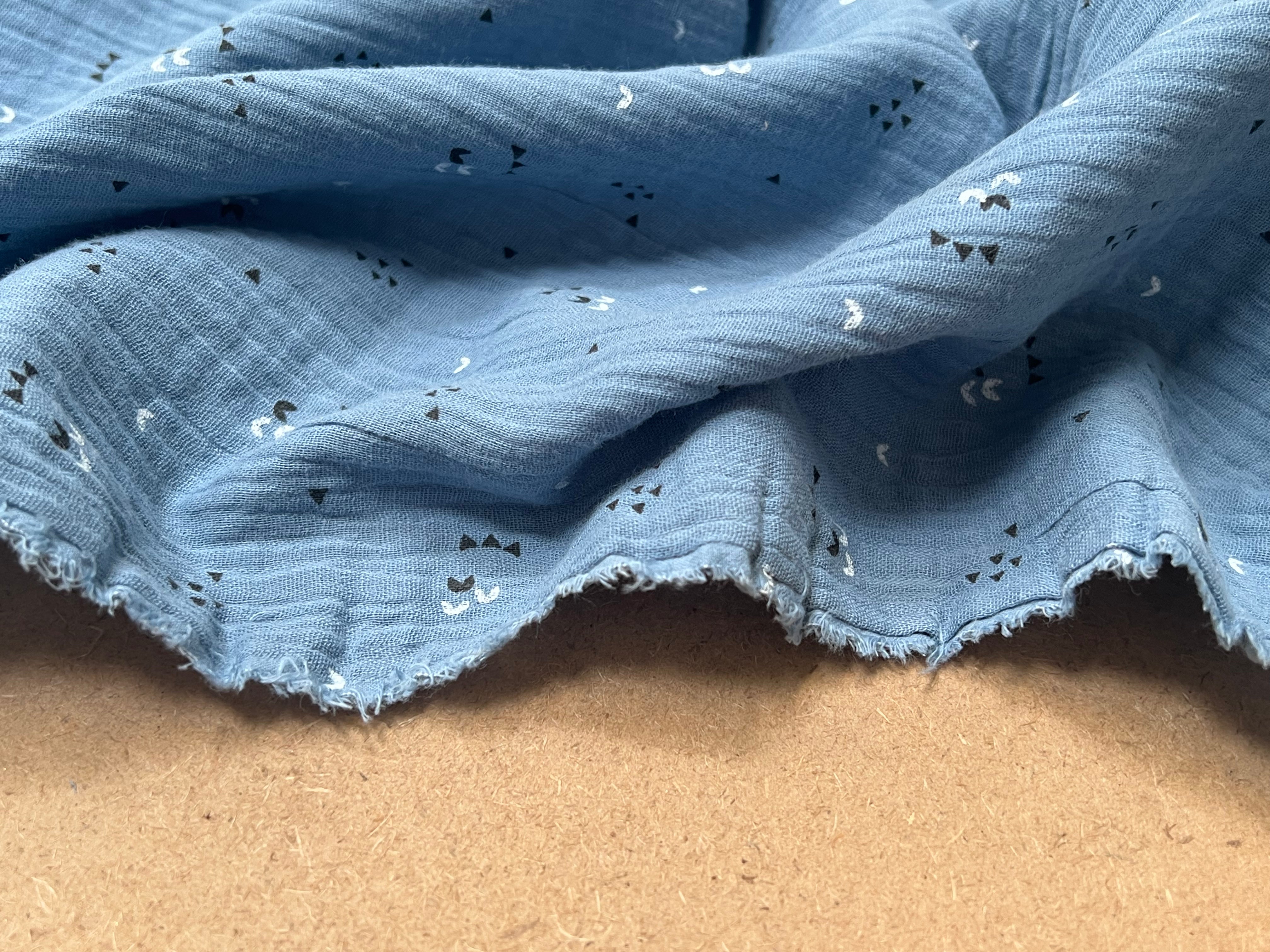 (Chute) DOUBLE GAZE GAUFREE MAELOU JEAN / BLANC MAT 130 - My Little Coupon
