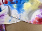 DOUBLE GAZE IMPRIMÉE TYE AND DYE COTON ORGANIQUE CERTIFICATION GOTS - My Little Coupon