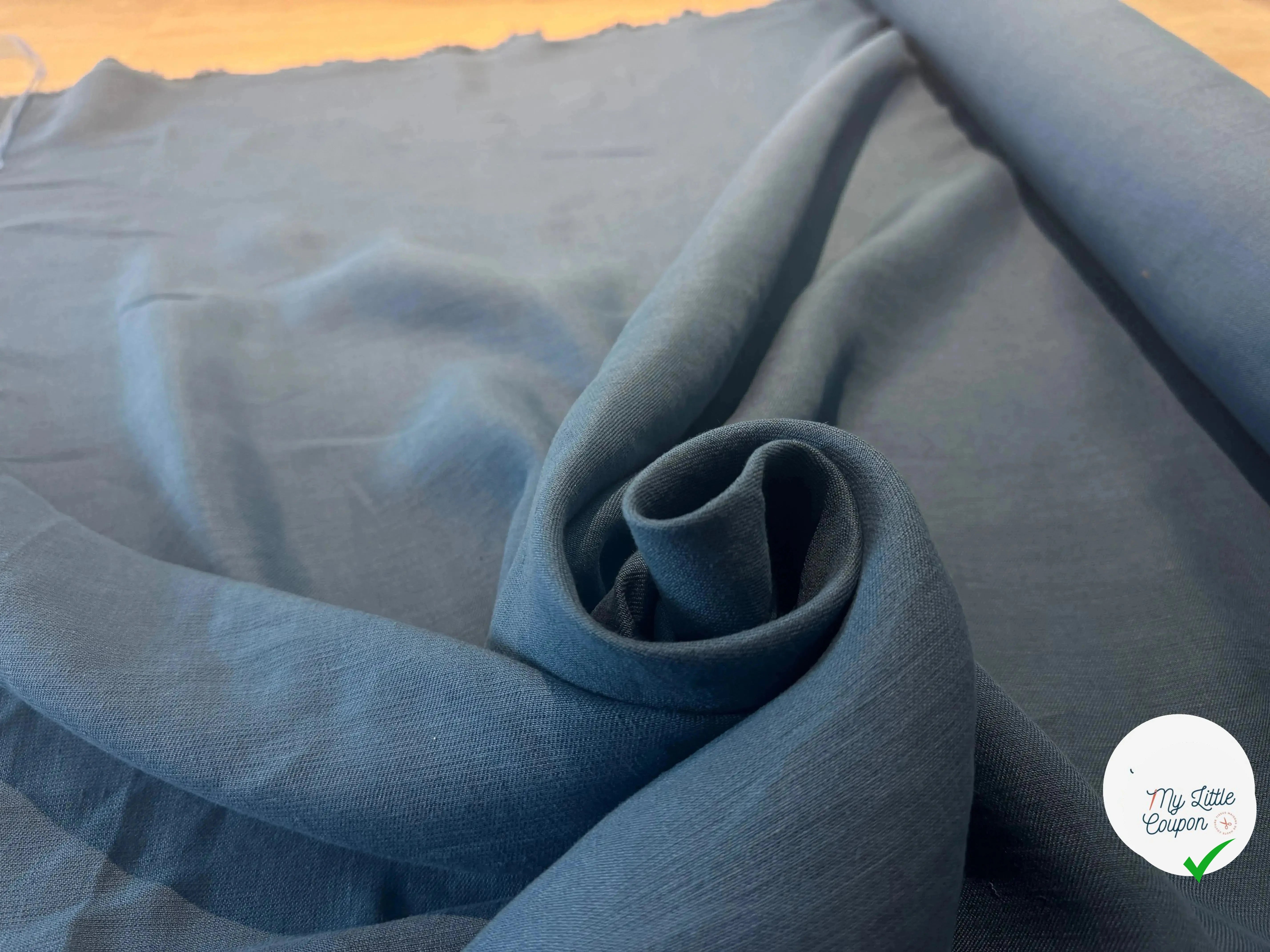 DOUBLE LINEN, Opal Blue - My Little Coupon