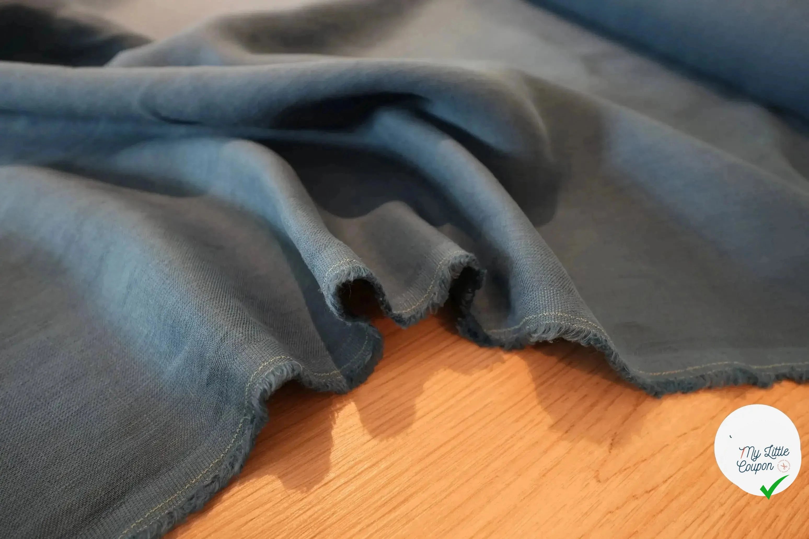DOUBLE LINEN, Opal Blue - My Little Coupon