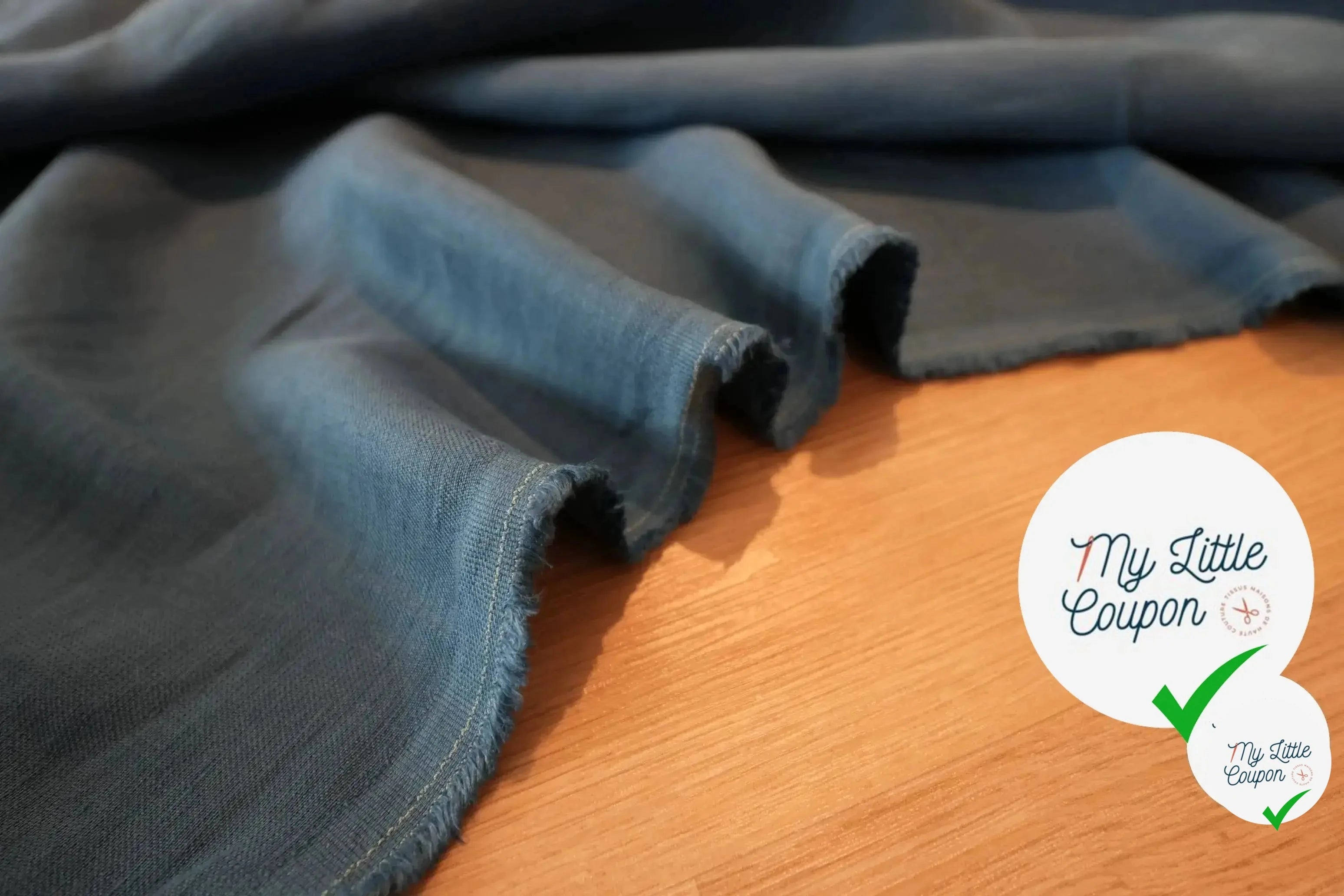 DOUBLE LINEN, Opal Blue - My Little Coupon