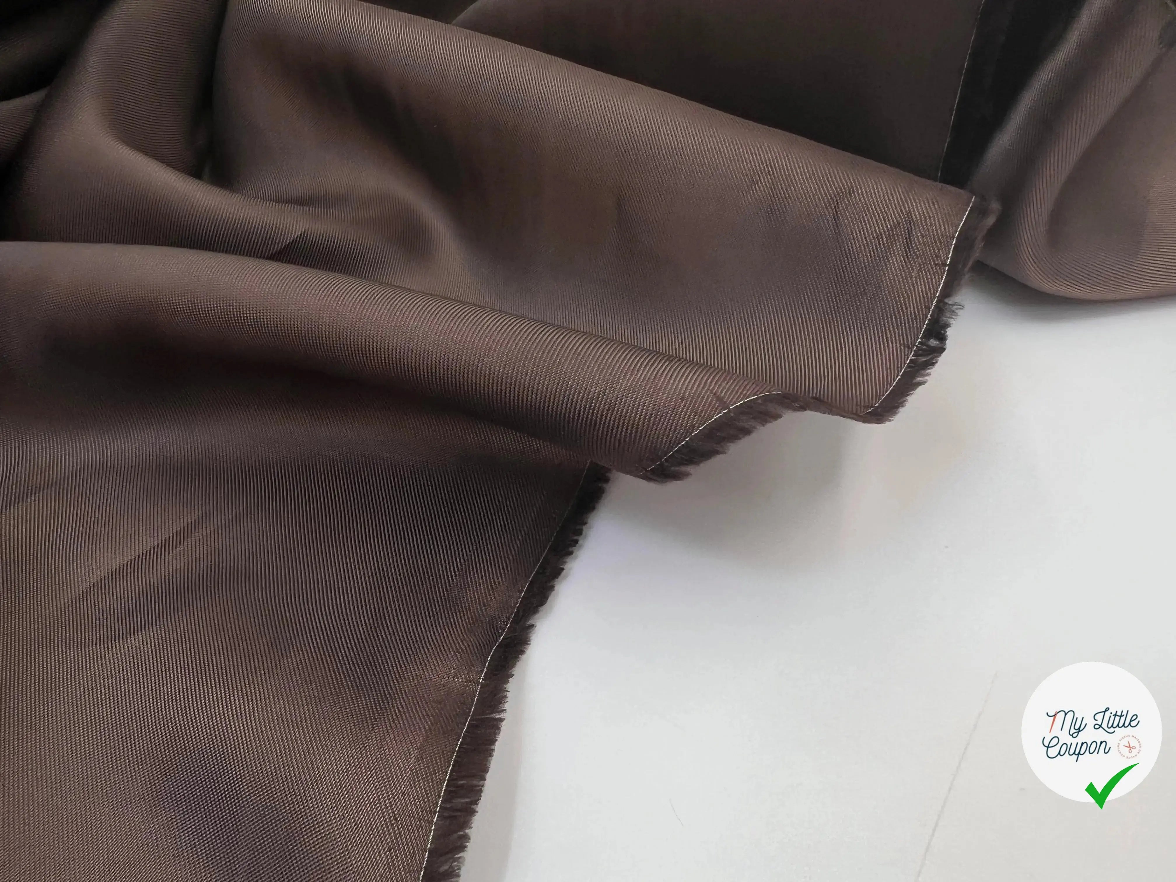 DOUBLURE SATIN MARRON GLACÉ MSO
