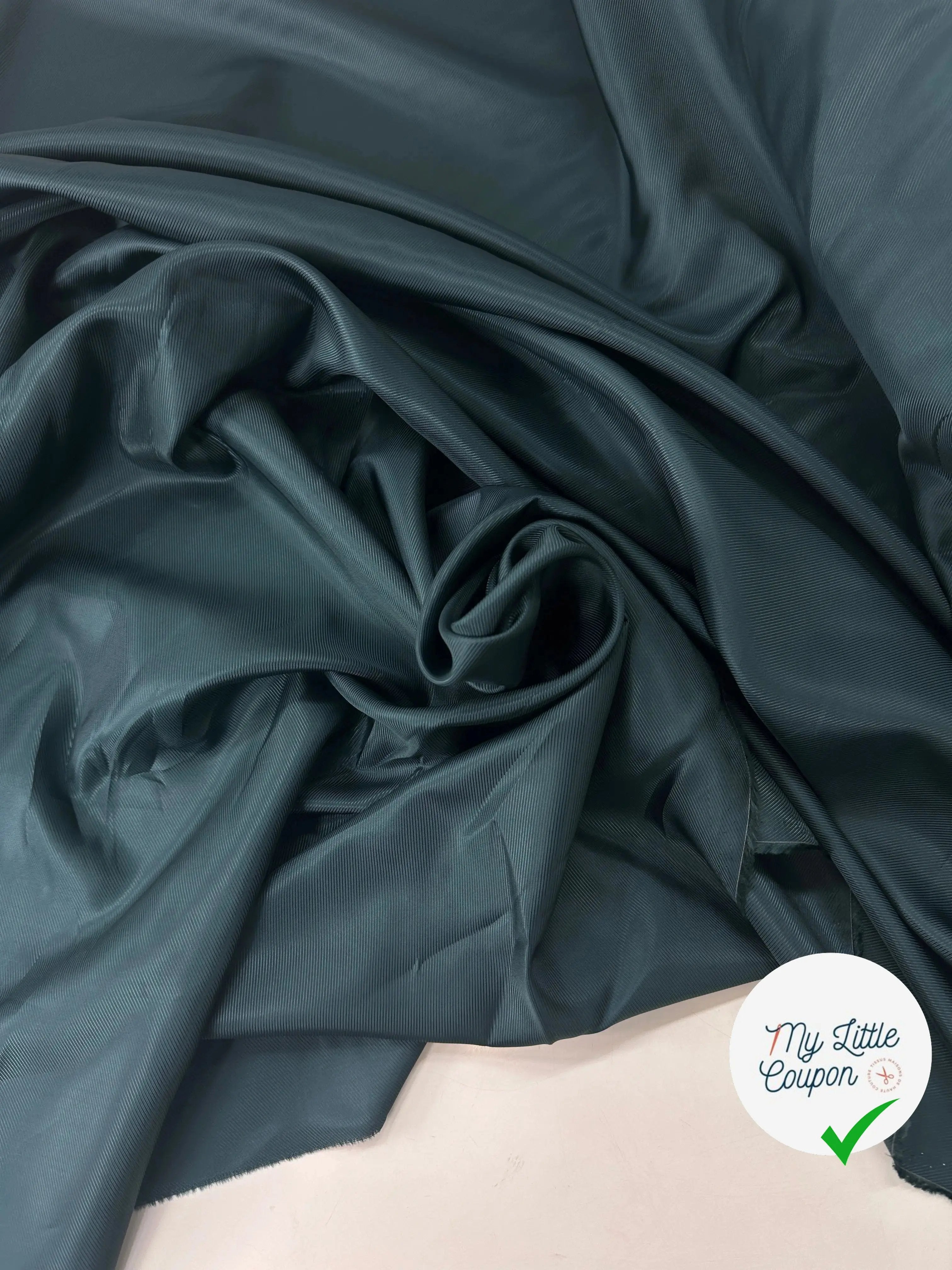 DOUBLURE SATIN VISCOSE TWILL VERT SATIN MSO