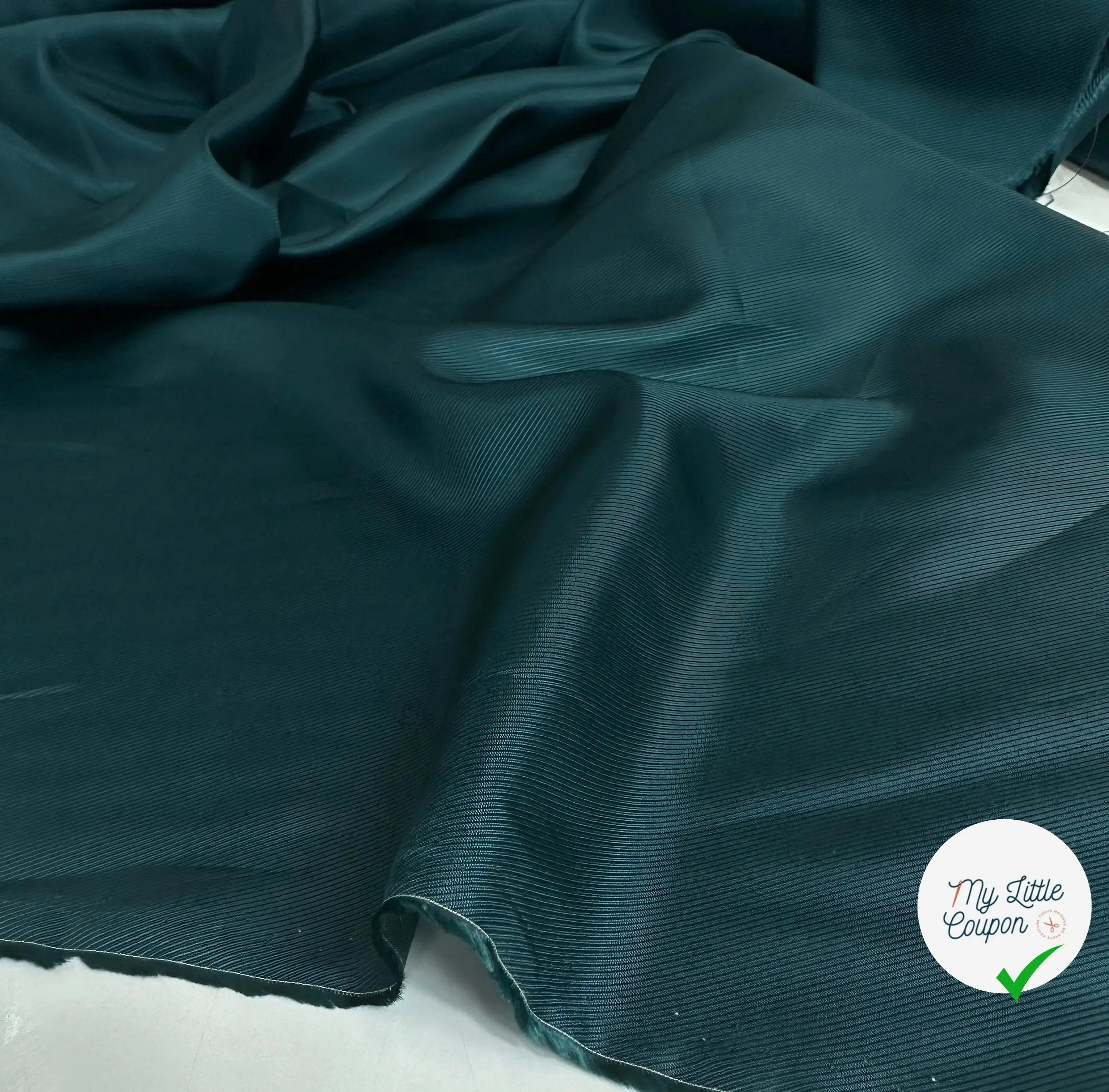DOUBLURE SATIN VISCOSE TWILL VERT SATIN MSO