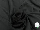DOUBLURE VISCOSE SERGÉE UNI NOIR FINE RAYURE LISSE - My Little Coupon