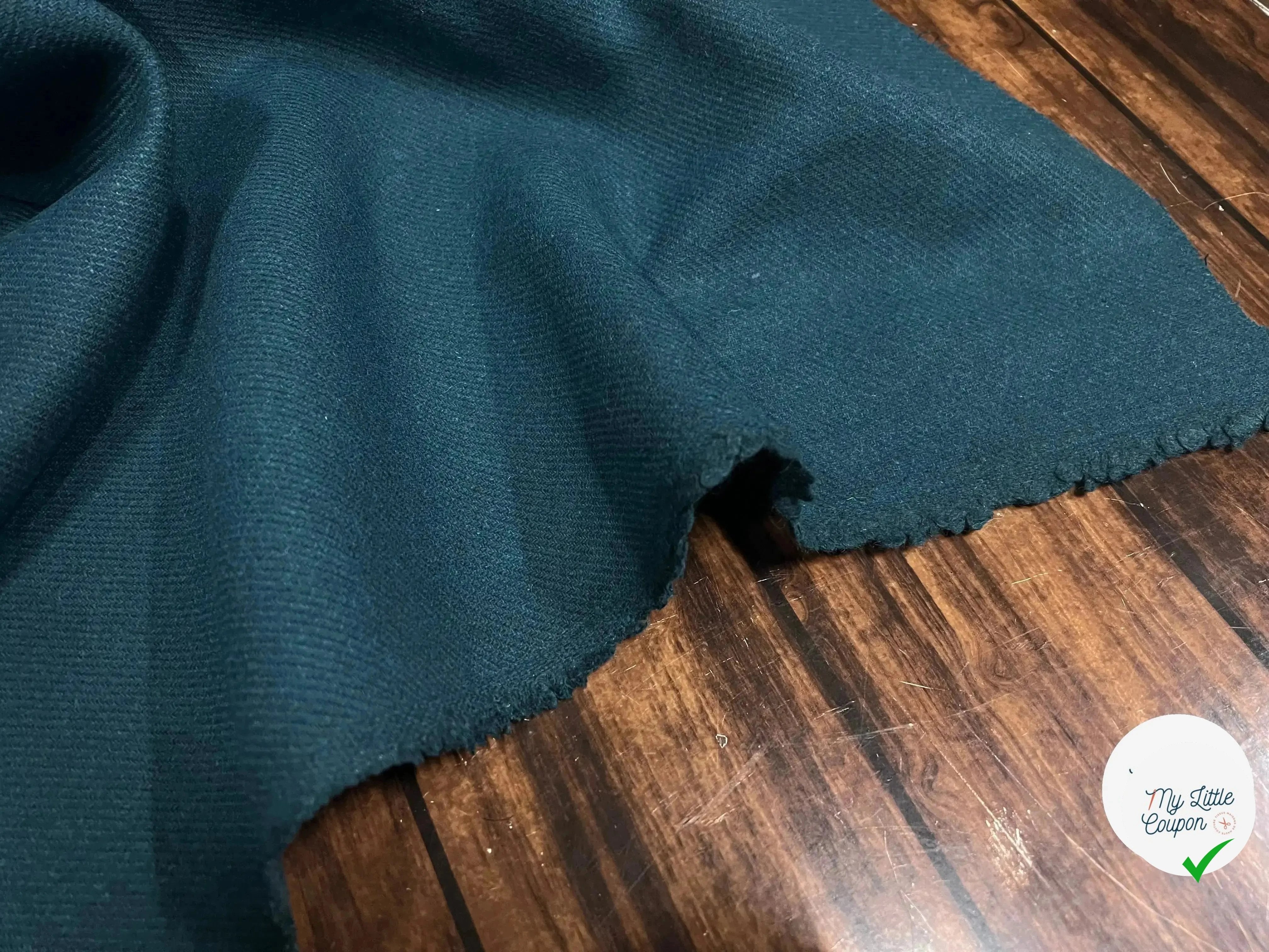 DRAP DE LAINE MORGANTI VERT BLEU - My Little Coupon