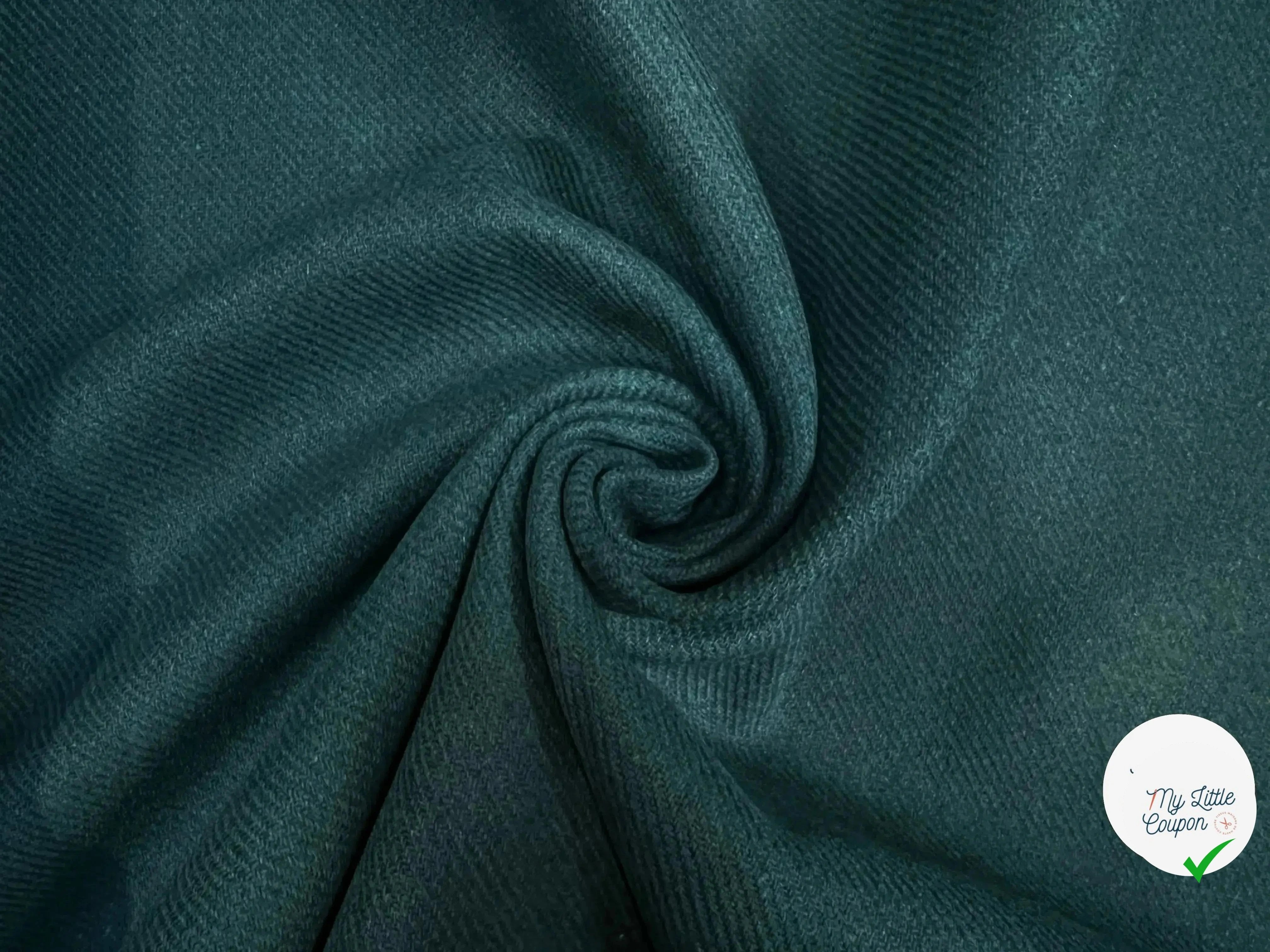DRAP DE LAINE MORGANTI VERT BLEU - My Little Coupon