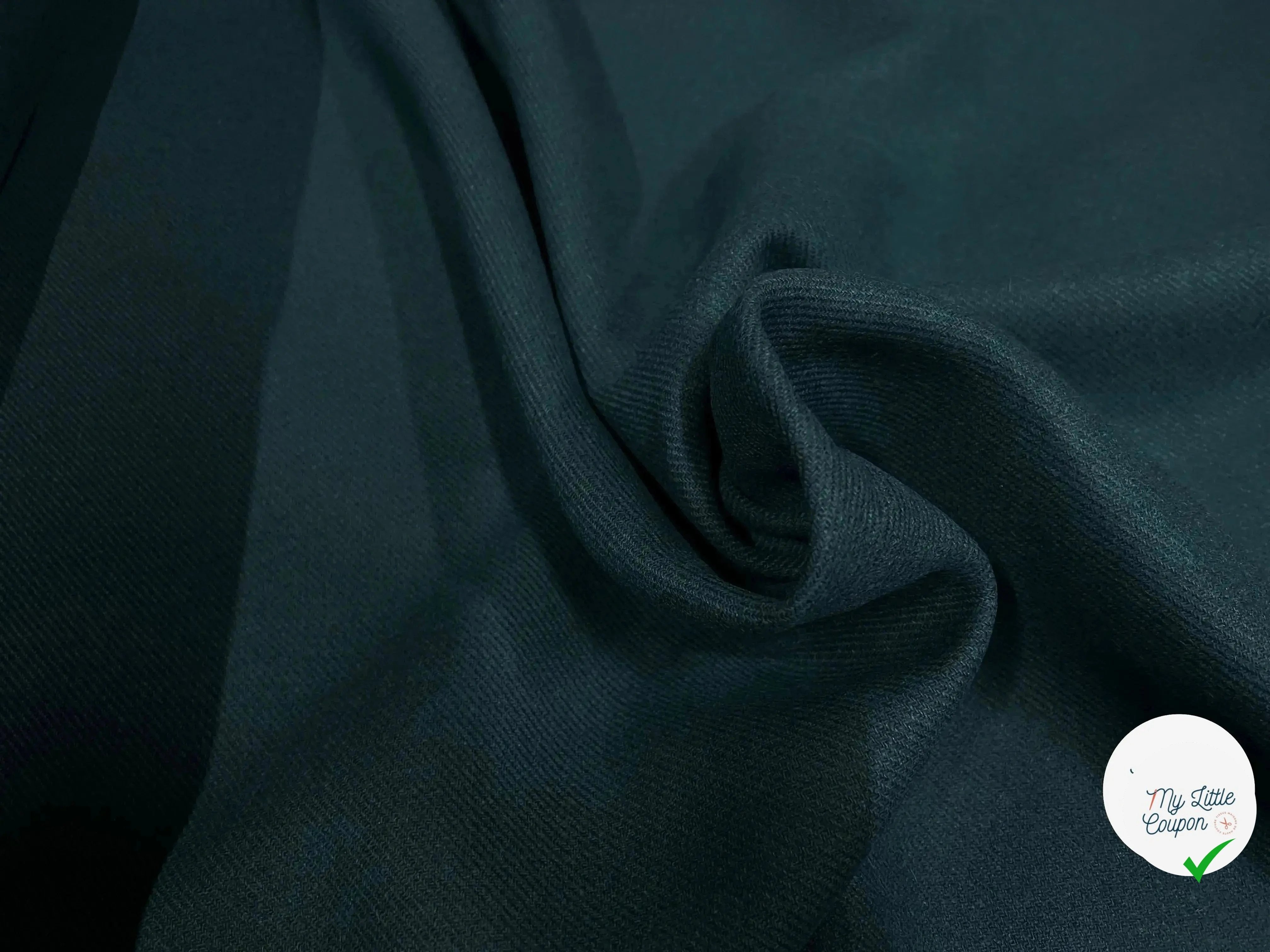 DRAP DE LAINE MORGANTI VERT BLEU - My Little Coupon