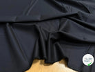 DRAPERIE 100% LAINEBLEU MARINE ENVERS NOIR UNI - My Little Coupon