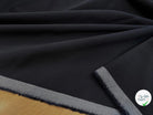 DRAPERIE DE LAINE BLEU NUIT FINES RAYURES - My Little Coupon
