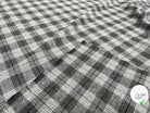 DRAPERIE FLANELLE MOTIF PRINCE DE GALLES GRIS - My Little Coupon