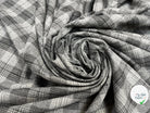 DRAPERIE FLANELLE MOTIF PRINCE DE GALLES GRIS - My Little Coupon