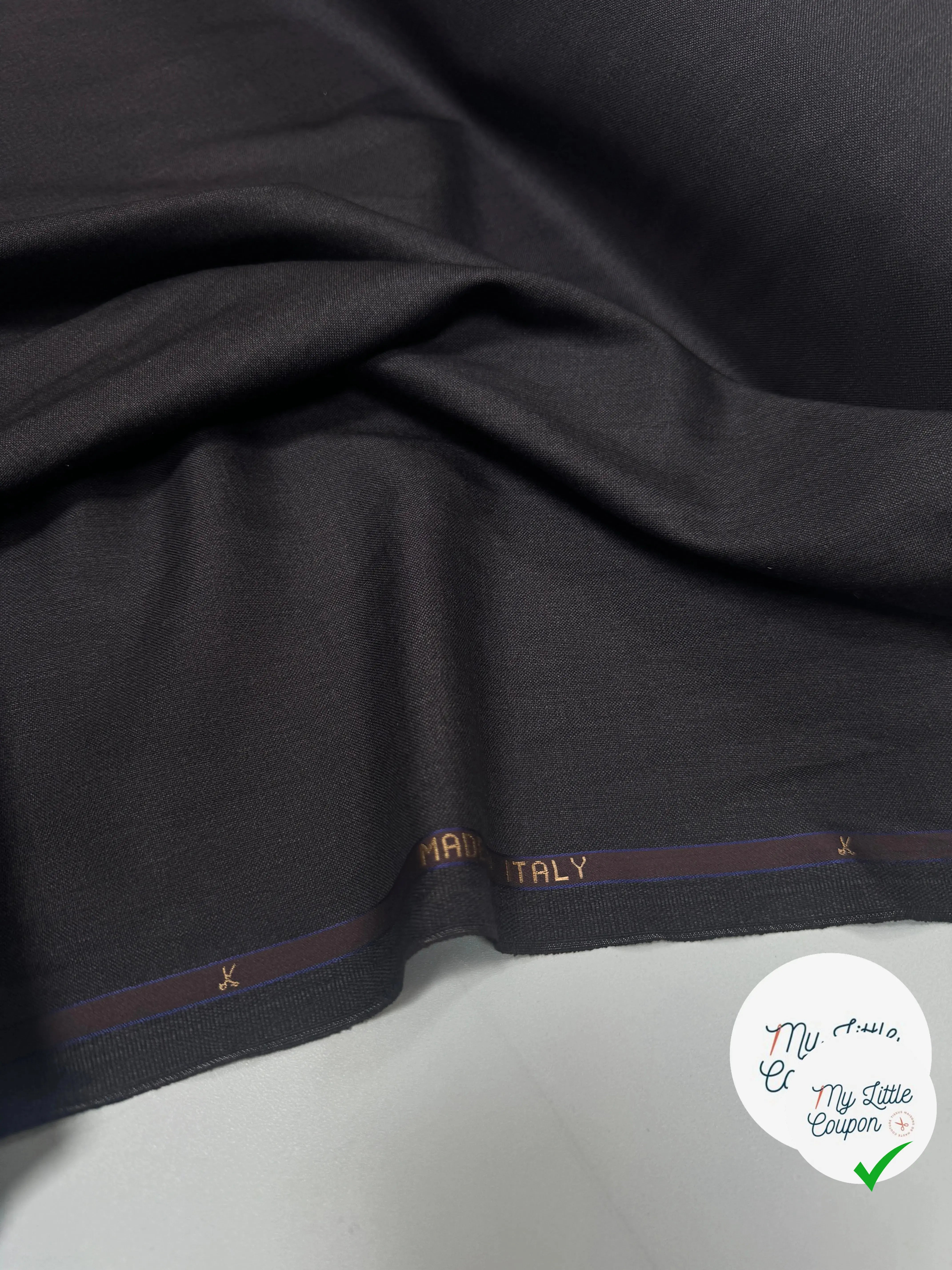 DRAPERIE GRISE 100% LAINE FABRICATION ITALIENNE - My Little Coupon