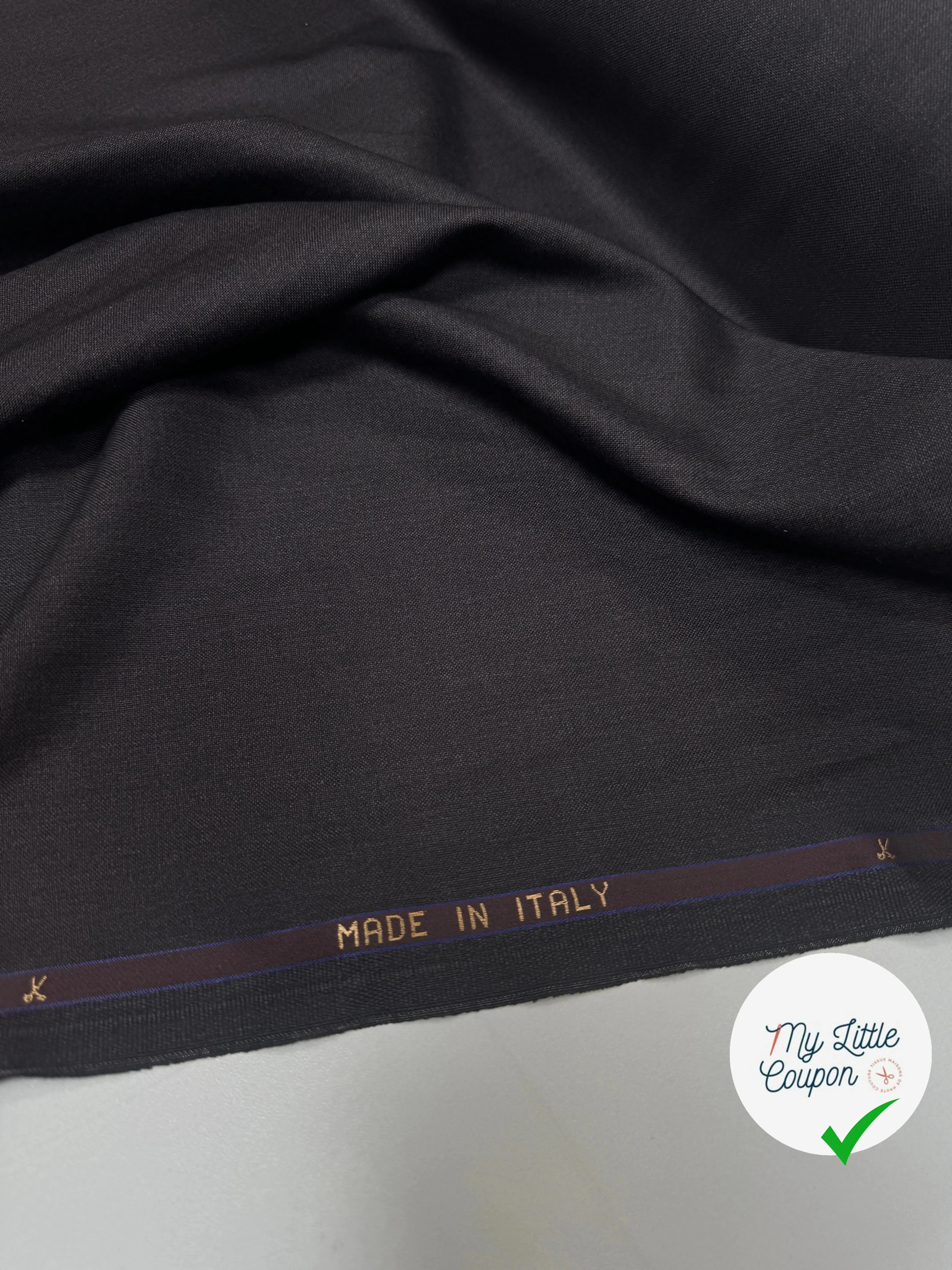 DRAPERIE GRISE 100% LAINE FABRICATION ITALIENNE - My Little Coupon