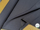 (Chute) DRAPERIE POLYVISCOSE À CARREAUX ÉLÉGANT BLEU NOIR - My Little Coupon