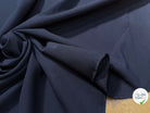 (Chute) DRAPERIE POLYVISCOSE LOURDE STRETCH BLEU MARINE CHIC TENUE - My Little Coupon