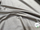 FLANELLE DE COTON SERGÉE MARRON GLACÉ - My Little Coupon