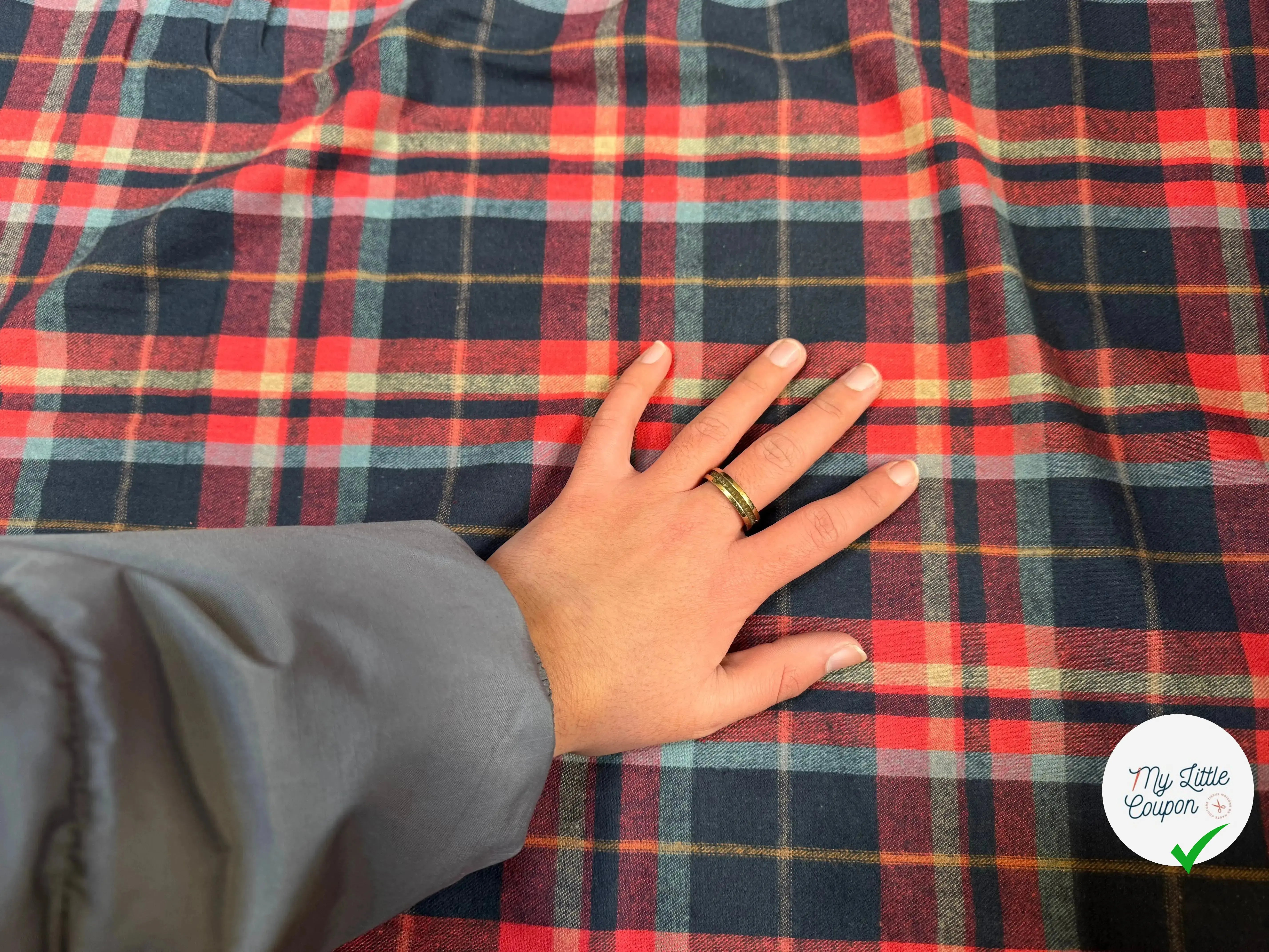 FLANELLE DE COTON ULTRA DOUCE TARTAN - My Little Coupon