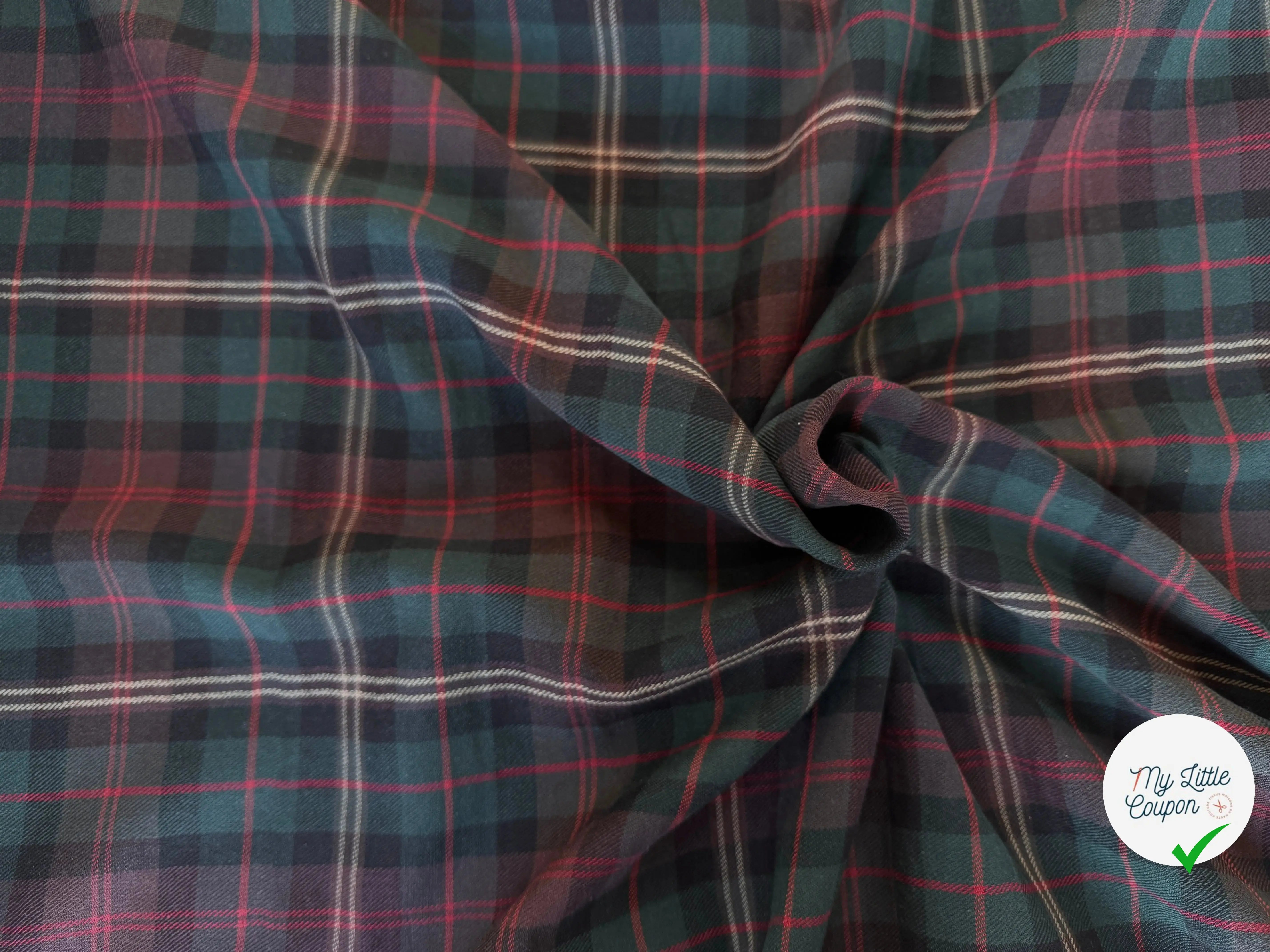 FLANELLE SERGÉE SURCHEMISE QUALITÉ JAPAN - My Little Coupon