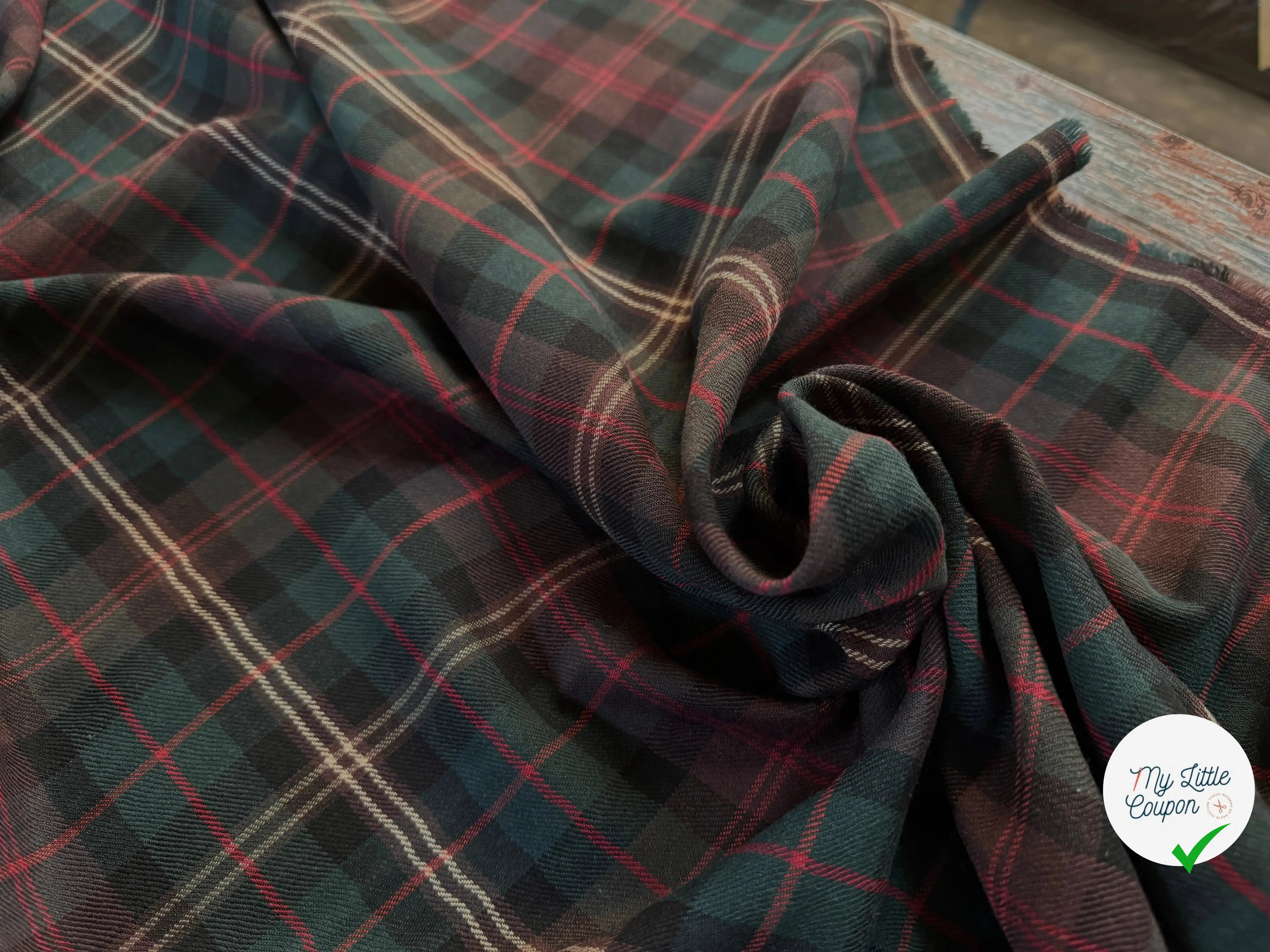 FLANELLE SERGÉE SURCHEMISE QUALITÉ JAPAN - My Little Coupon